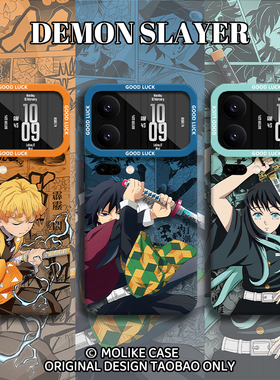 鬼灭之刃适用小米17promax手机壳15ultra富冈14义勇13红米k90周边80善逸70硅胶60至尊版50无一郎note12新款11
