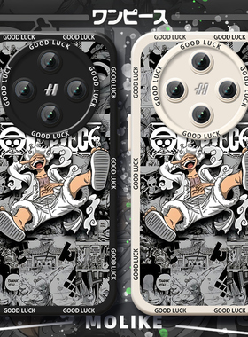 海贼王路飞适用oppofindx9手机壳findx8Ultra全包硅胶7pro新款6动漫5漫画4日系3创意OPPO男生防摔保护套s十+