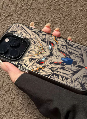 适用iQOO15手机壳13高级感12机动战士vivo新款iqoo neo10爱酷11男生z9Turbo/8高达iq动漫7se镭射6/5/3