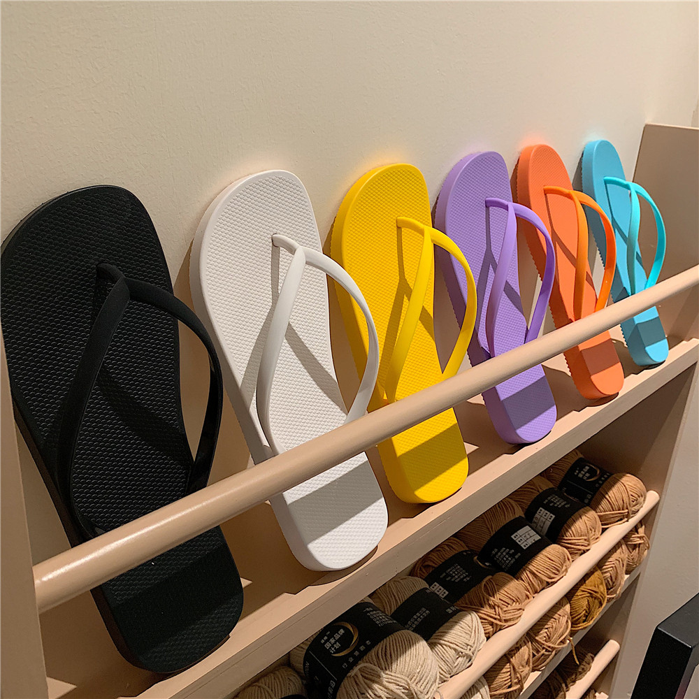 凉拖鞋女夏季新款简约风ins外穿海边度假时尚休闲平底夹脚人字拖,女鞋,人字拖,淘宝优惠券,粉丝福利购,淘宝优惠卷