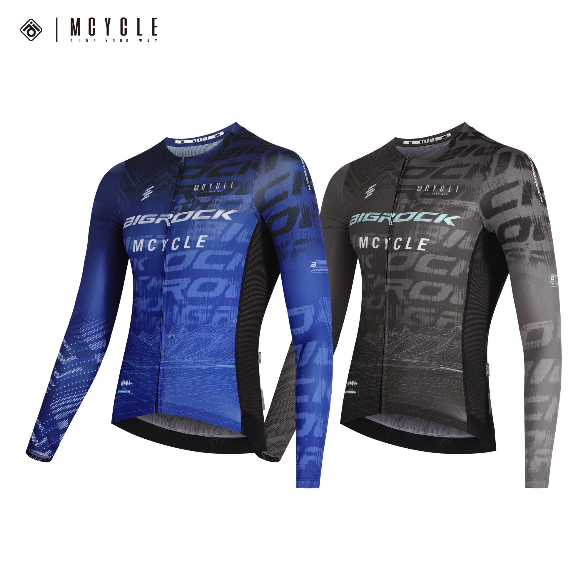 魅骑骑行服长袖男女速干防晒透气