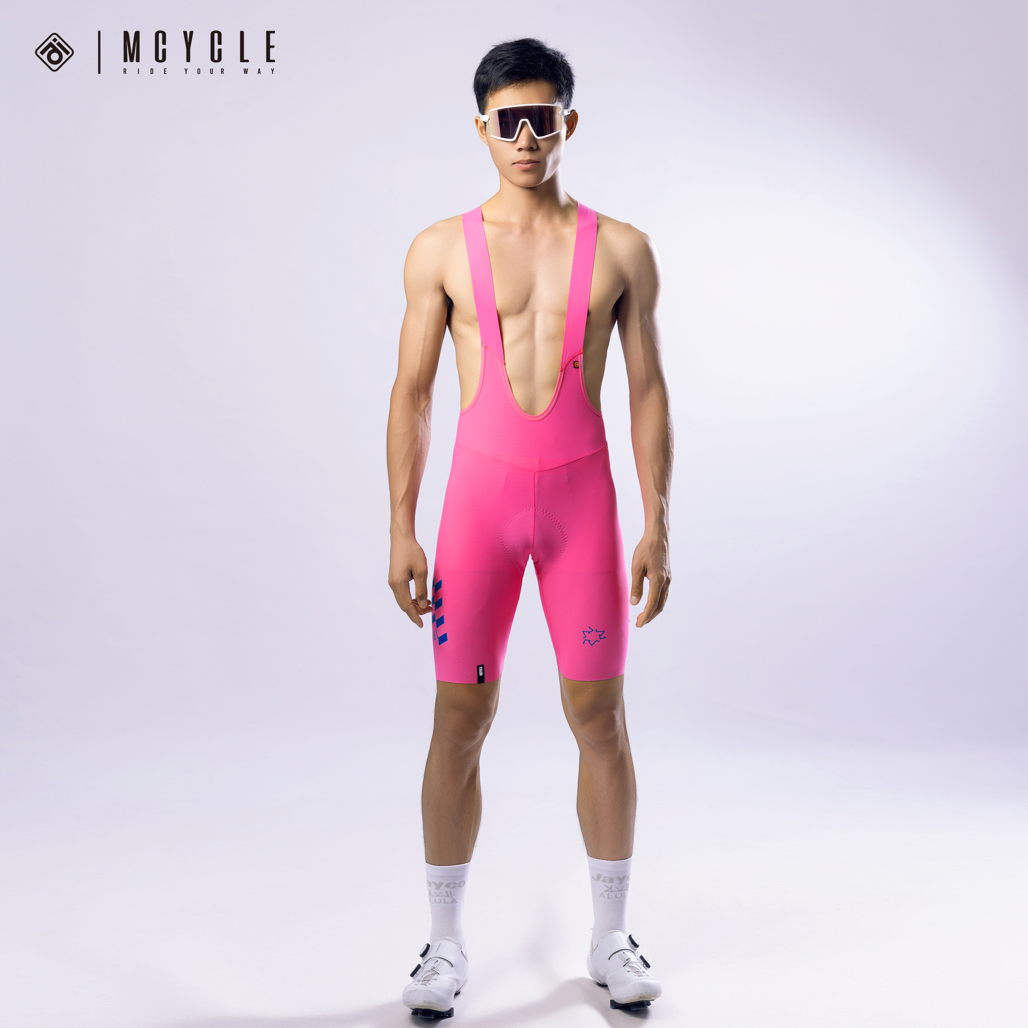 魅骑速骑行背带短裤干防晒减震