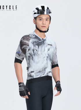 魅骑mcycle短袖骑行服男款夏季自行车公路车服速干透气防晒上衣