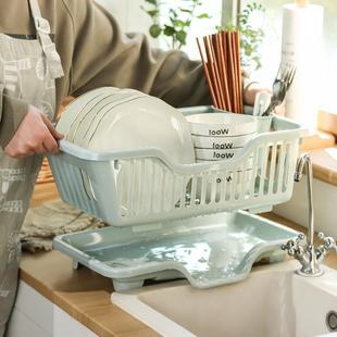 碗碟架沥水篮置物架家用放碗筷收纳 日本厨房台面碗架家用2025新款