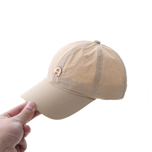 儿童帽子春秋薄款男童棒球帽宝宝遮阳防晒速干外出韩版鸭舌帽新款