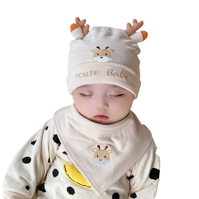 贝娜茜纯棉胎帽无檐护卤门保暖