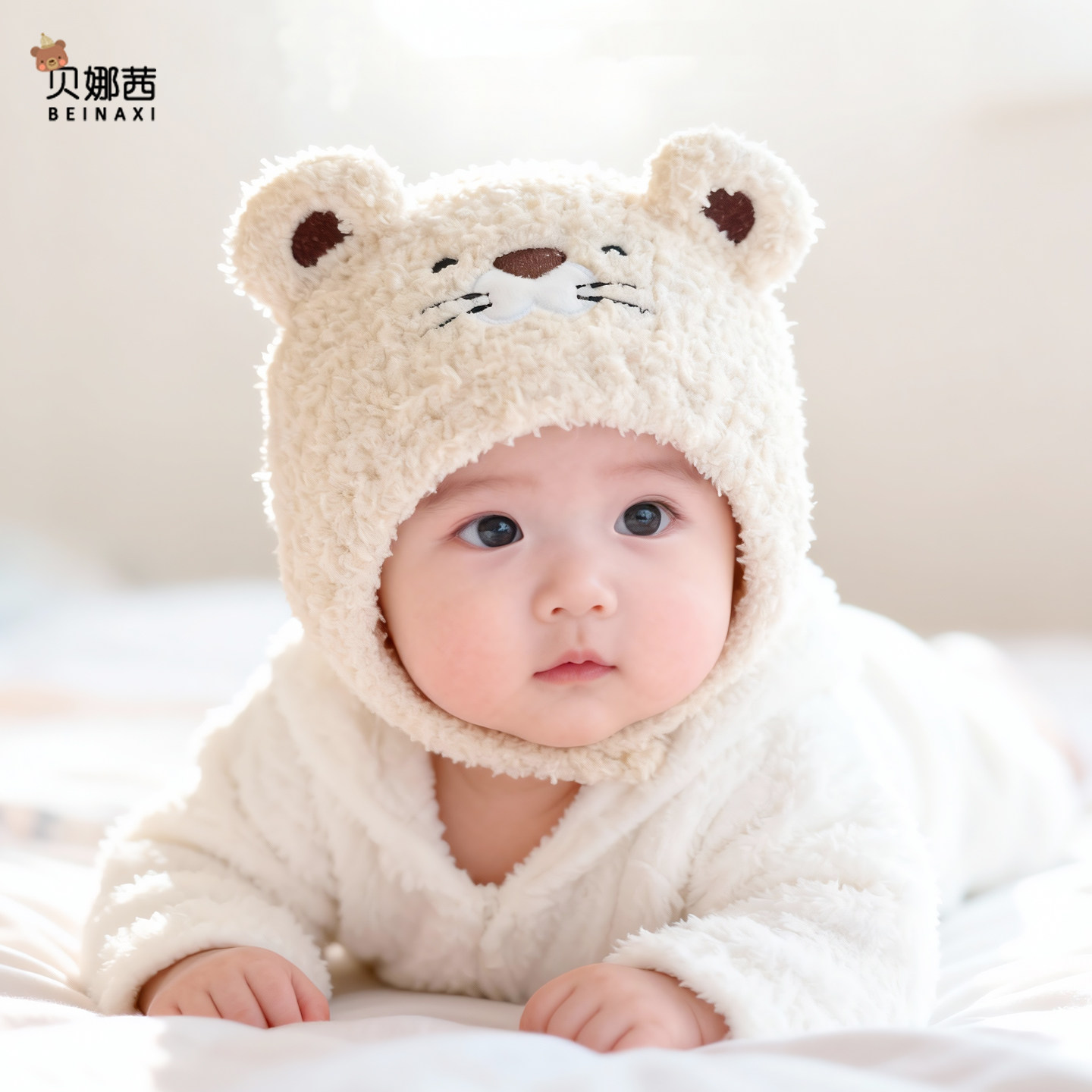 婴儿帽子秋冬季可爱宝宝毛线帽婴幼儿针织帽保暖护耳防风冬天加厚,童装/婴儿装/亲子装,帽子,淘宝优惠券,粉丝福利购,淘宝优惠卷