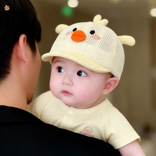 贝娜茜婴儿帽子夏季鸭舌帽卡通