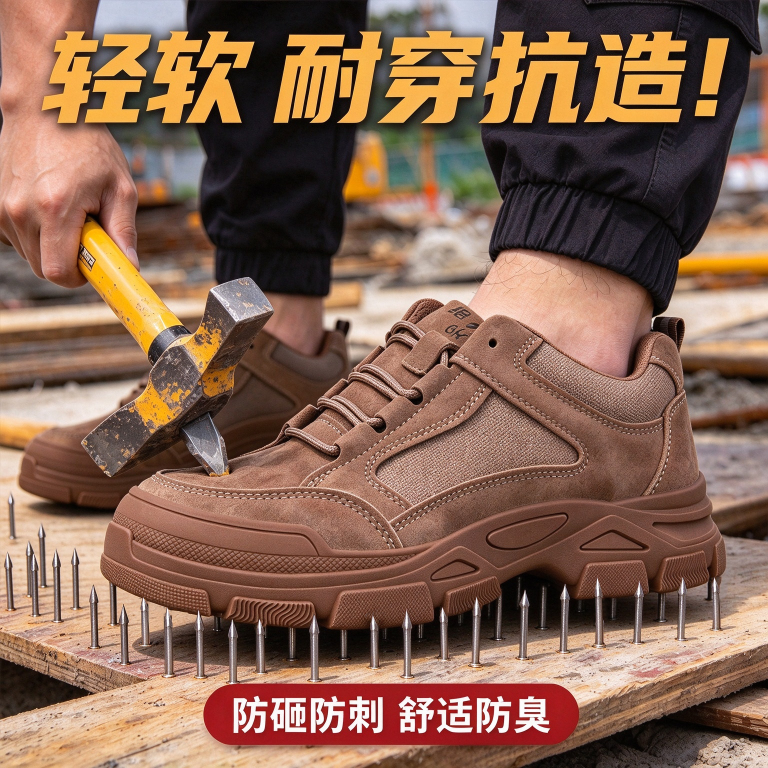 轻便劳保鞋防砸防刺穿焊工防静电