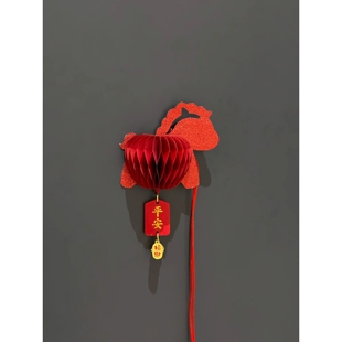 马年冰箱贴新年磁贴2026新款磁吸装饰过年场景布置个性创意小物件