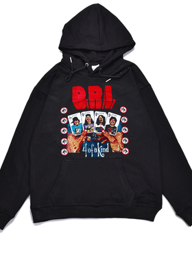 数码直喷摇滚朋克Dirty Rotten Imbeciles乐队D.R.I.连帽卫衣外套