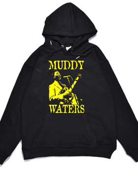 美国电声布鲁斯歌手经典摇滚Muddy Waters马迪·沃特斯卫衣外套