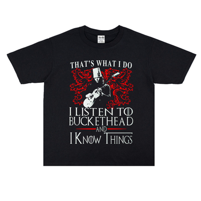 Buckethead鸡桶哥摇滚电吉他个性T恤短袖圆领宽松纯棉男女街头潮