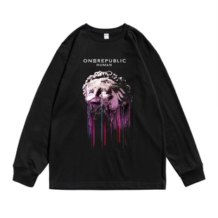欧美共和时代一体共和OneRepublic摇滚乐队长袖T恤宽松男女同款
