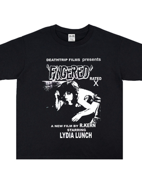 独立音乐家噪音实验家Lydia Lunch无浪潮摇滚短袖t恤男女宽松潮流