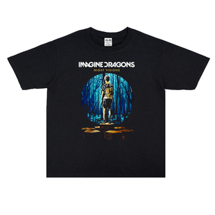 美国独立摇滚Imagine Dragons梦龙乐队梦想之龙谜团乐队印花T恤