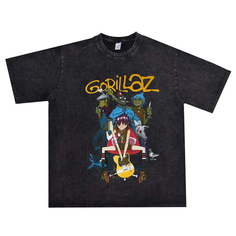 虚拟乐队Gorillaz吉米印花T恤