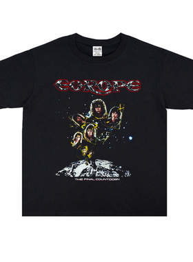 欧美金属黑色摇滚Europe乐队The Final Countdown专辑印花T恤男女