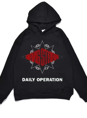 直喷嘻哈组合Gang Starr东岸爵士说唱Guru & DJ Premier卫衣外套