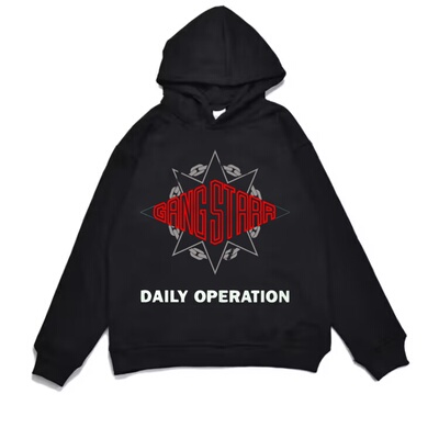 GangStarr说唱连帽卫衣
