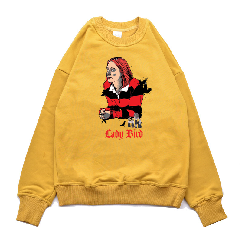 欧美电影小姐女士外套加绒款卫衣