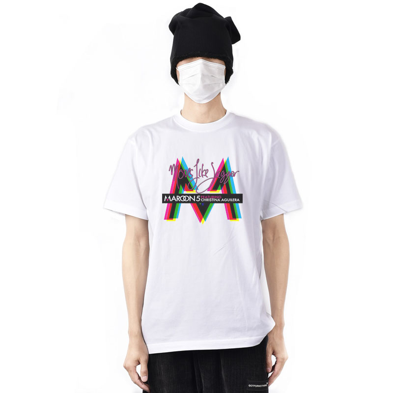 魔力红Maroon5印花T恤短袖