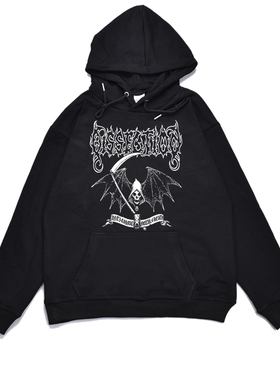 瑞典死亡黑色金属摇滚DISSECTION解剖乐队印花卫衣宽松男女外套