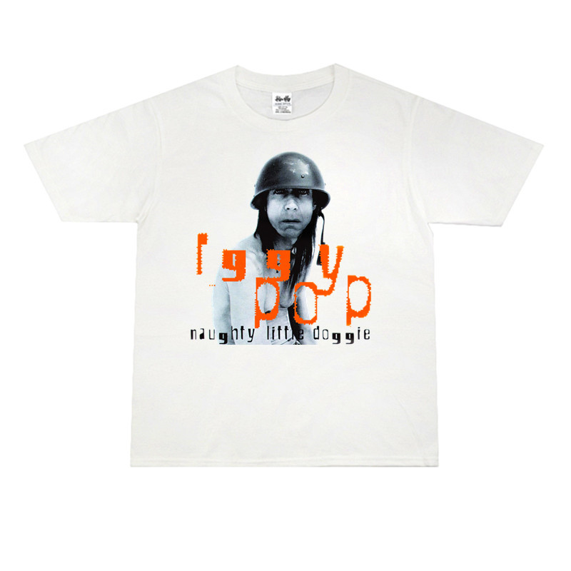 朋克音乐教父iggy pop伊基·波普印花宽松t恤纯棉短袖男女可定制