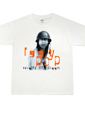 朋克音乐教父Iggy Pop伊基·波普印花宽松T恤纯棉短袖男女可定制