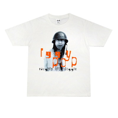 音乐教父伊基·波普印花宽松T恤