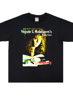 欧美歌手吉他手Yngwie Malmsteen英格威·玛姆斯汀人物T恤男女