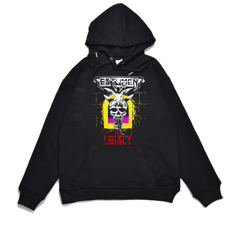 欧美摇滚金属乐队外套印花卫衣