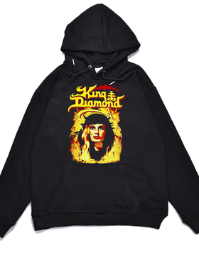 新古典重金属摇滚组合KING DIAMOND钻石王国乐队卫衣外套可定制