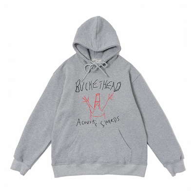 Buckethead鸡桶哥摇滚电吉他个性卫衣圆领宽松纯棉男女街头潮外套