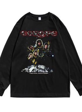 欧美金属黑色摇滚Europe乐队The Final Countdown专辑长袖T恤男女