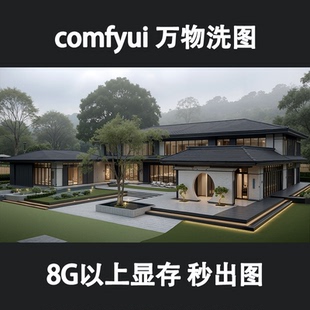 comfyui万物产品洗图万物融图万物迁移万物精修工作流部署安装