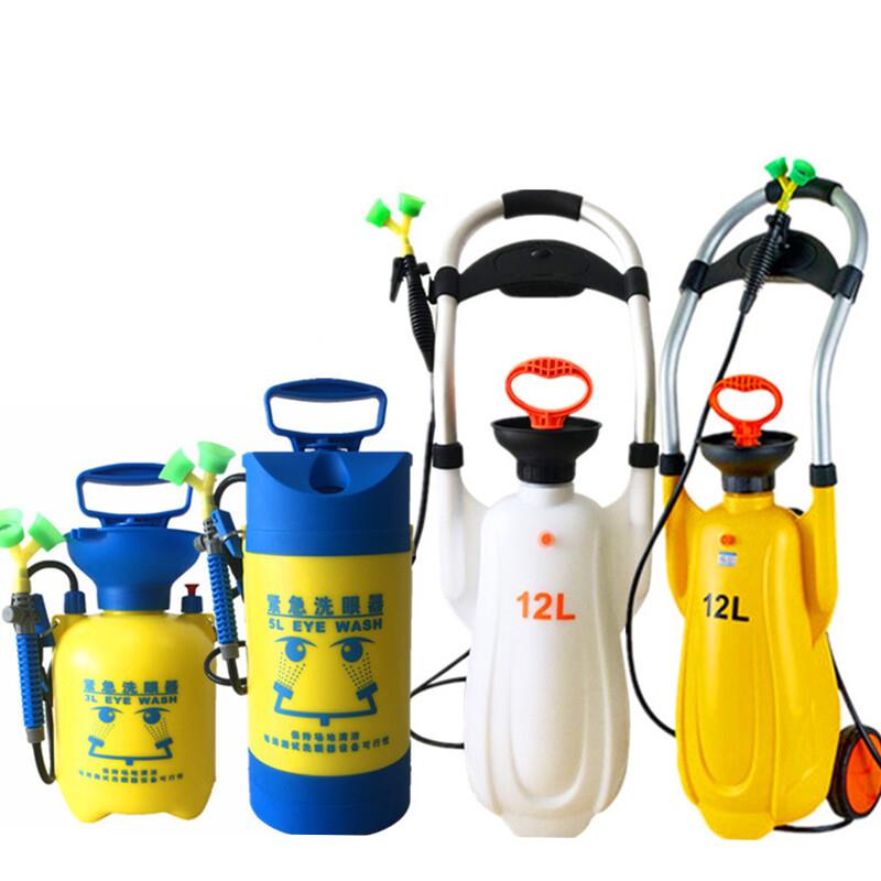 美奥帮紧急洗眼器胜护双喷头洗眼器便携式紧急移动台式压力实验室