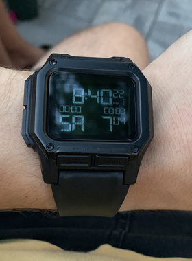 正品尼克松手表男nixon Regulus军旅风迷彩配色方形防水运动男表