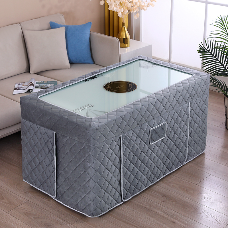 双面绒加绒加厚烤火桌罩套烤火罩