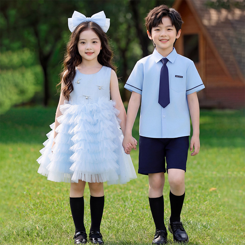六一儿童节合唱表演服小学生诗歌朗诵幼儿园毕业照班服舞蹈演出服