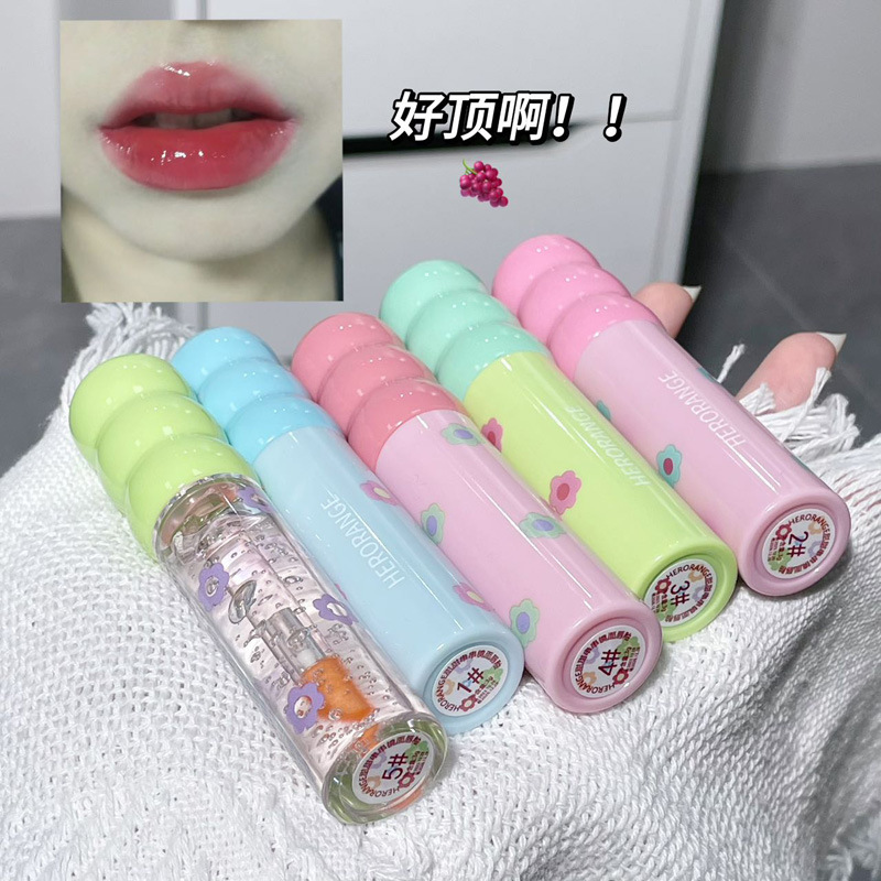 HERORANGE~冰糖葫芦镜面唇釉滋润