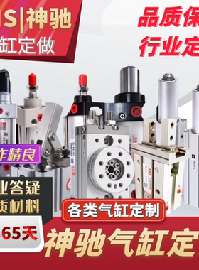 SNS神驰气缸亚德客型非标特殊缸径气缸定做SDA/TN/SC/QGD/DNC定制