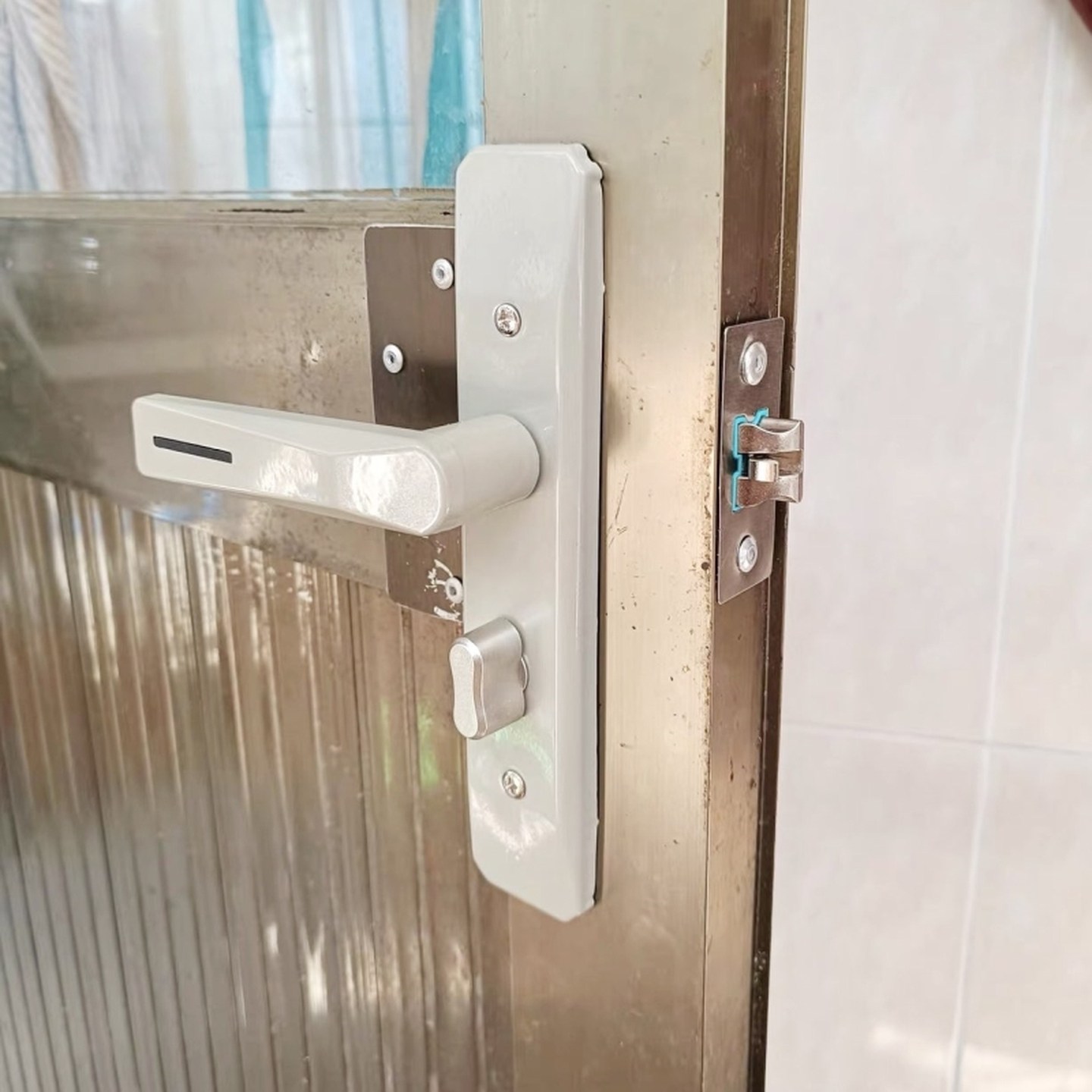 单舌通用型门把手铝合金锁卫浴厨房卫生间玻璃门锁静音门锁执手锁,基础建材,机械门锁,淘宝优惠券,粉丝福利购,淘宝优惠卷