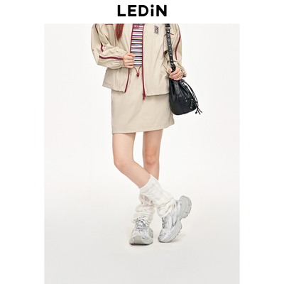 乐町2024夏季新款简约休闲防晒A字半身裙C2GEE2152