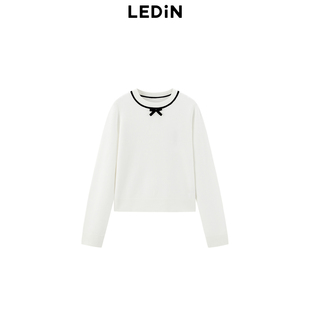 商场同款 针织修身 乐町半高领线套衫 新款 毛衣C1EEE4311 24冬季