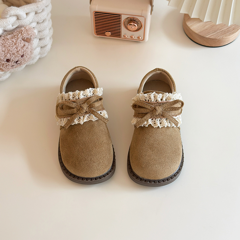 月销1万+优质女童皮鞋公主勃肯鞋