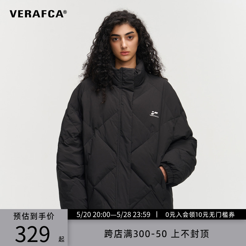 VFC/VERAF CA菱格航线立领羽绒服2023新款美式复古保暖宽松外套 男装 羽绒服 原图主图