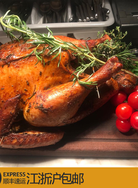 美国品种整只冰鲜火鸡冰冻去内脏美味Turkey圣诞节感恩节聚餐年会
