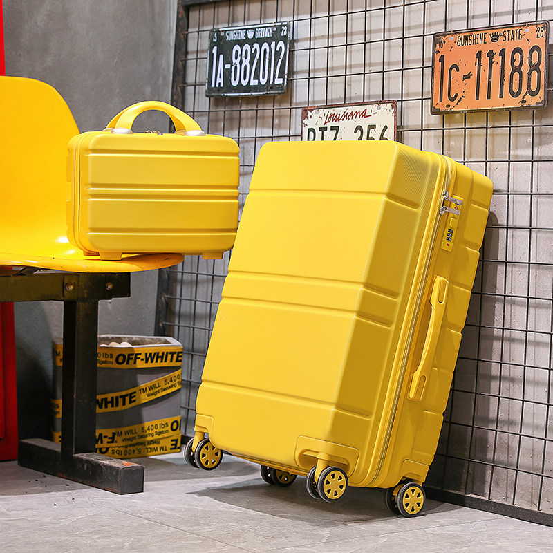 行李箱男潮ins万向轮学生超大容量密码箱旅行箱女皮箱子母拉杆箱