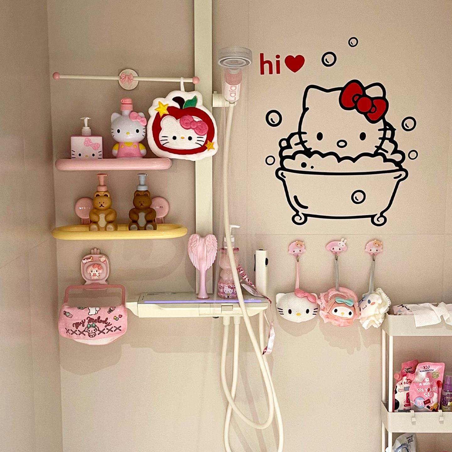 浴室置物架放沐浴露免打孔吸盘式卫生间洗漱台墙上壁挂式收纳架